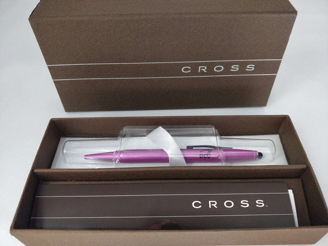 DCU Pink Cross Pen